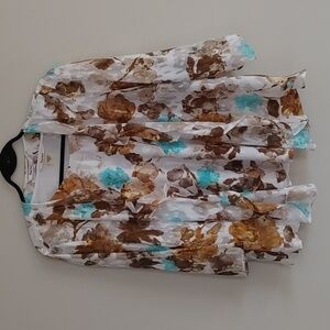 TanJay Floral Twin Set Size 14